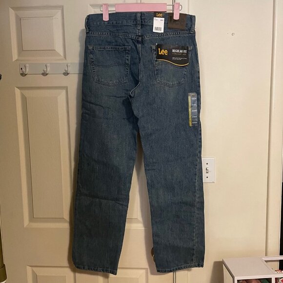 NWT Mens Lee Legendary Regular Fit Straight Jeans Wylie 30 x 30 99% Cotton - Picture 3 of 6